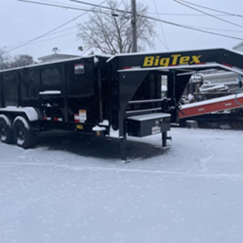 Selection of heavy-duty dump trailers at Stanford Trailers